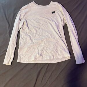Nike White Long Sleeve Shirt